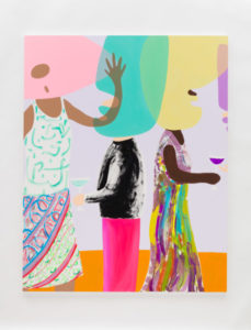 Peter McDonlad
Party, 2019, acrylic gouache on canvas, 200 x 160 cm