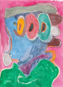 Gino Saccone
Three Eyes, 2017
Watercolour on paper
23 x 31 cm

