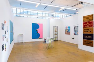 Installation view Art Rottredam 2020, Peter McDonald, Kenichi Ogawa, Guillaume Bijl, Gino Saccone