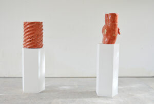 Wobbe Micha, pastèques, glazed ceramic, 2023