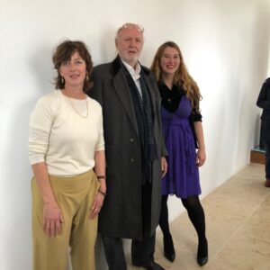 Opening Guillaume Bijl met Ann Demeester, Mieke van Schaijk